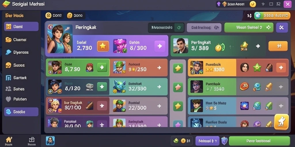77lucks - Screenshot saat pemain memilih mode permainan.