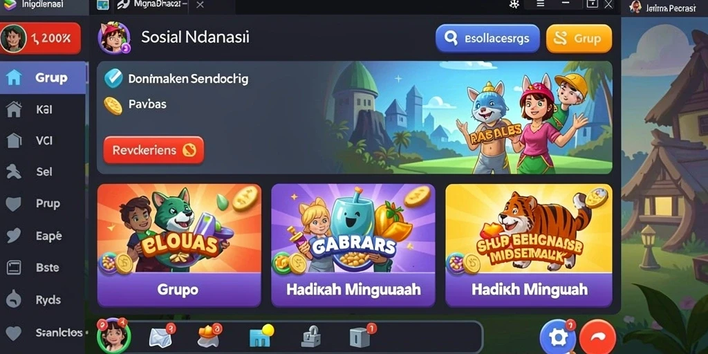 kawat4d - Screenshot dari mesin slot dengan tema petualangan yang seru.